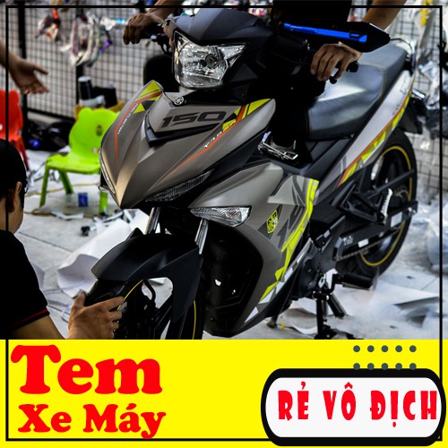 Tem Xe Exciter 150 Y15zr 🍀 FREESHIP 🍀 Vàng Xám Đẹp Nhất