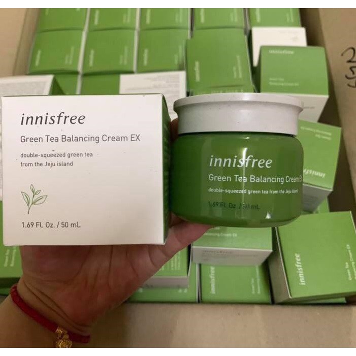 Kem Dưỡng Trà Xanh Innisfree Green Tea Balancing Cream EX 50ml..