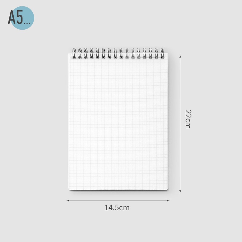 [Colorfulshop] Sổ lò xo thiết kế đơn giản khổ A6/A5/B5