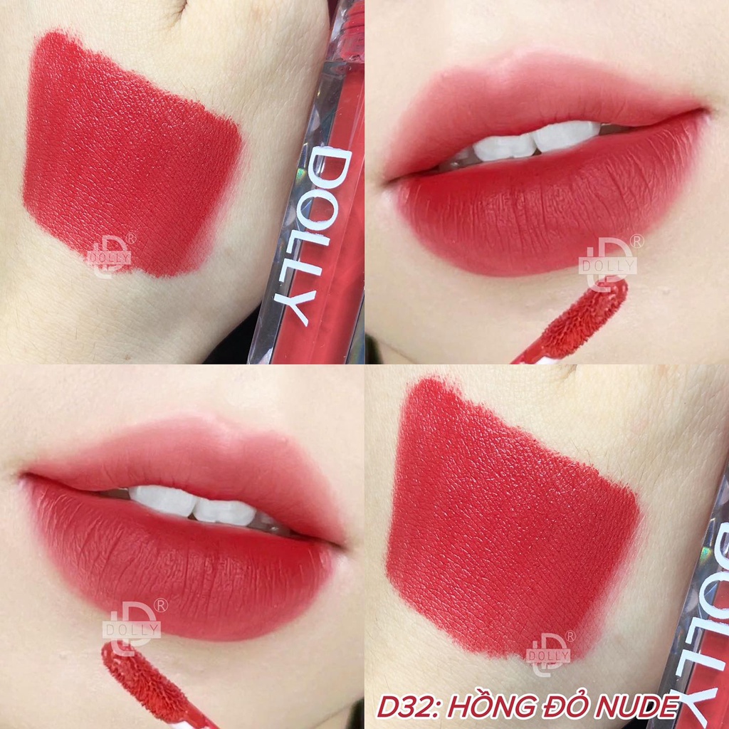 Son Kem Lì  DOLLY DIAMOND VELVET Không Chì Cao Cấp NEW 2022