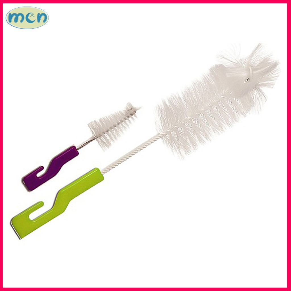 cọ bình sữa cho bé - 2 chi tiết - làm sạch toàn diện trong bình