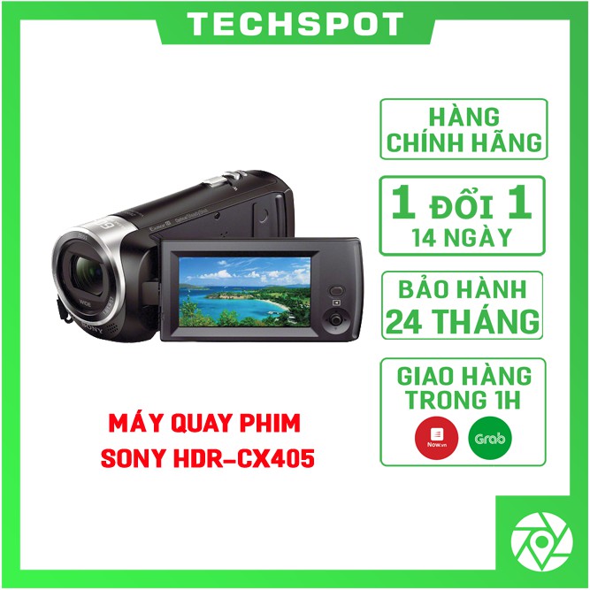 Máy quay phim Sony HDR-CX405 BH 2 năm Sony Việt Nam kèm thẻ 64gb,túi đựng máy