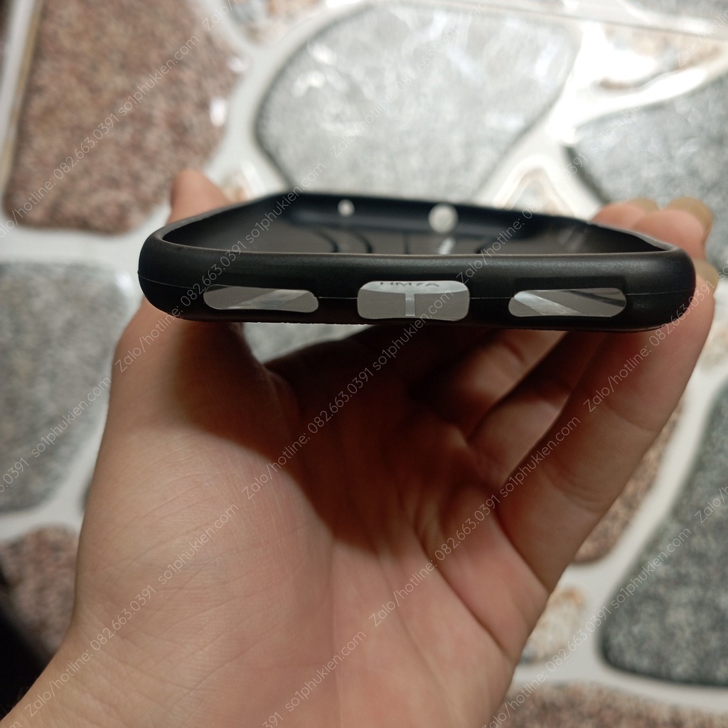 Ốp lưng dẻo đen Xiaomi Redmi 7A giả da siêu bền