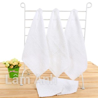 Khăn Tay Vuông Trắng 30x30 Thông Dụng