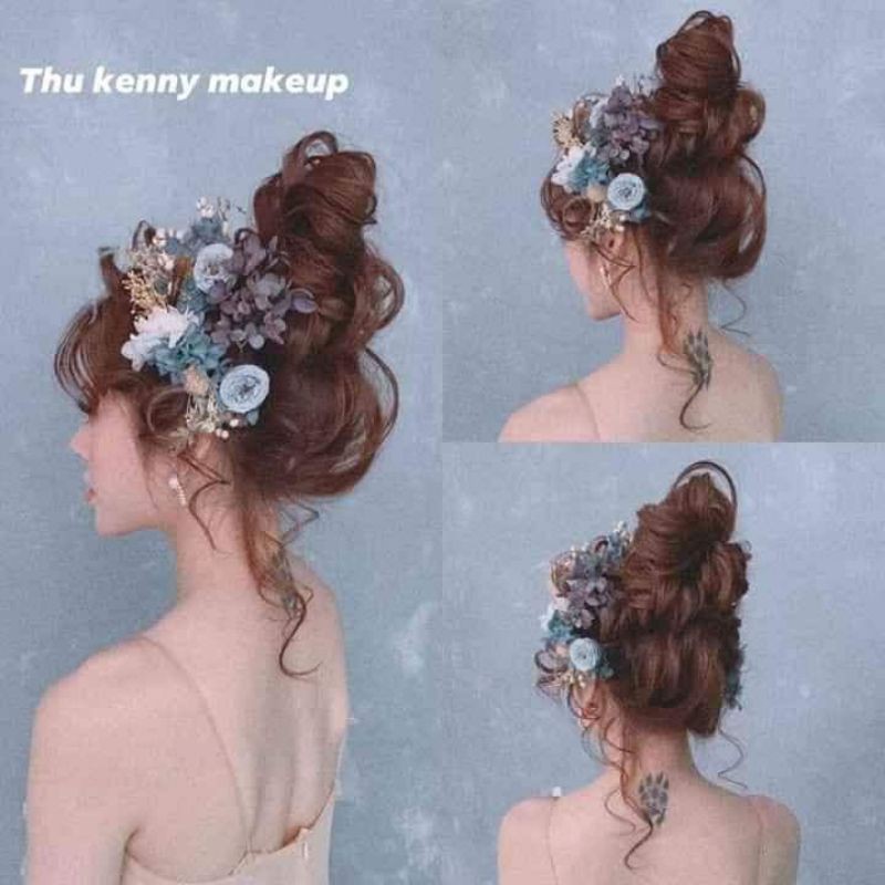 HOA KHÔ CÀI TÓC CÔ DÂU