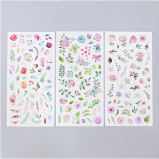 Set 3 tấm sticker trang trí sổ