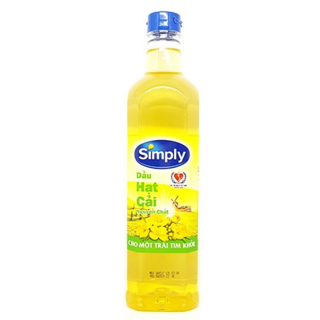 Combo bách hoá dầu ăn Simply Hạt Cải