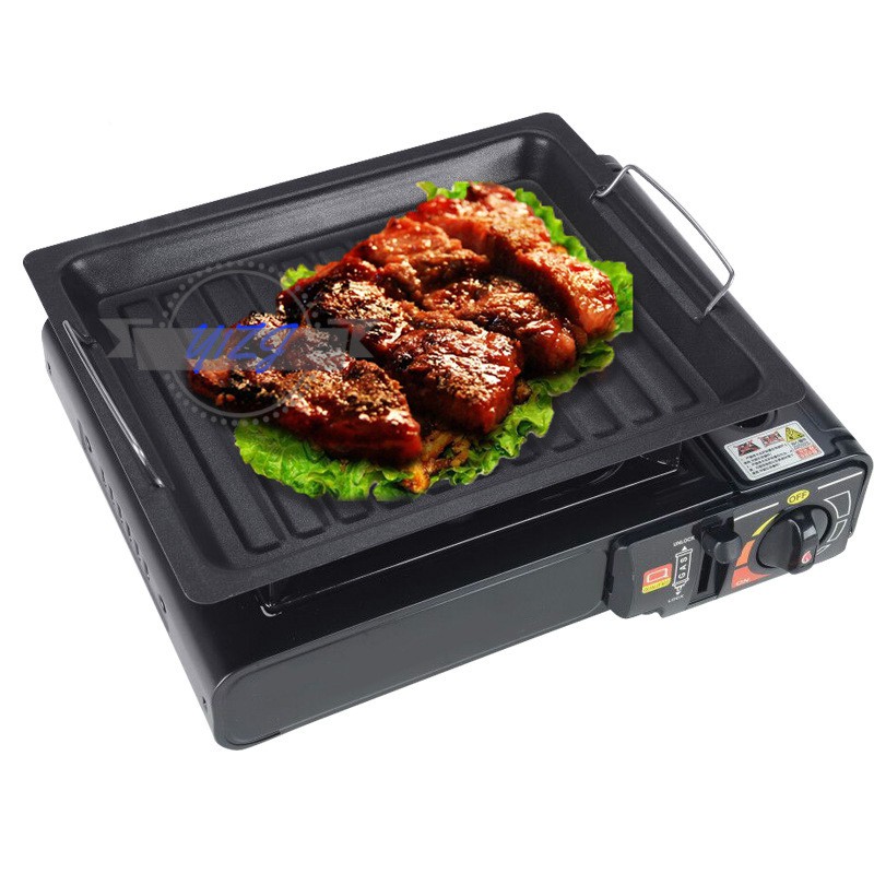 BBQ Chảo vuông dày chống dính với tay cầm dùng nướng ngoài trời /Party/ Grilled meat, platter