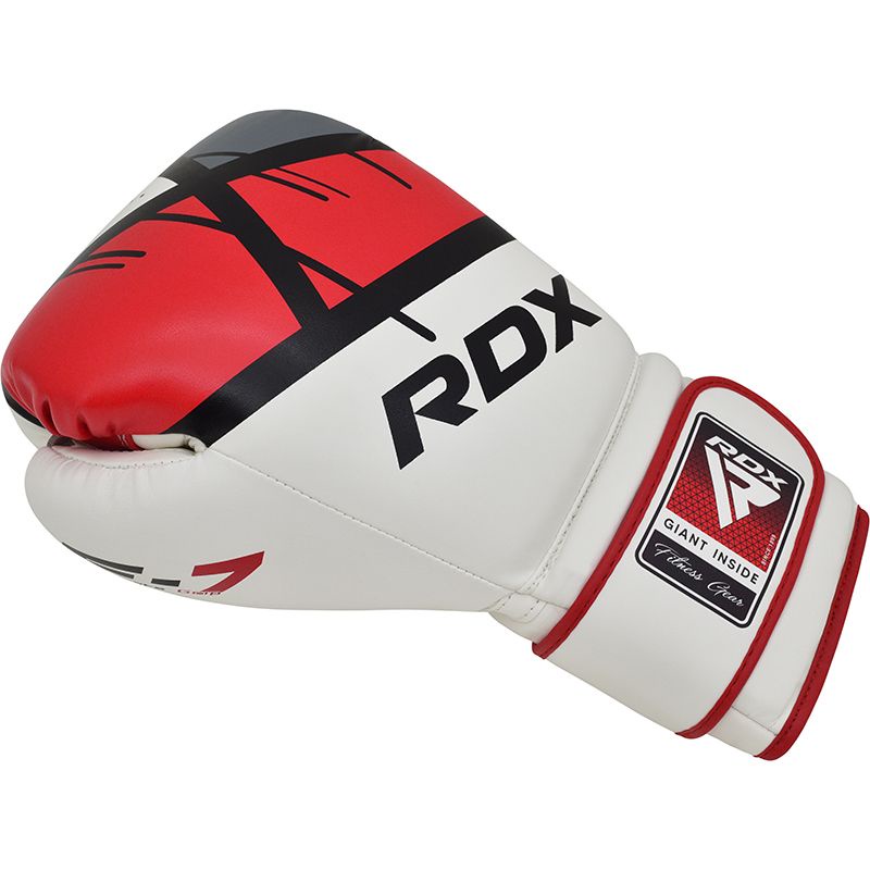 Găng Tay Boxing RDX F7 Ego Training - White/Red