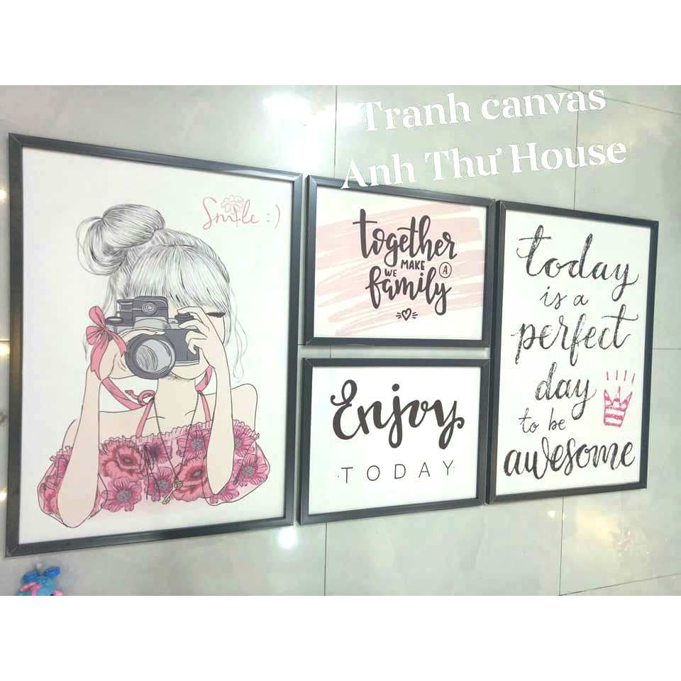 Bộ Tranh Canvas treo tường