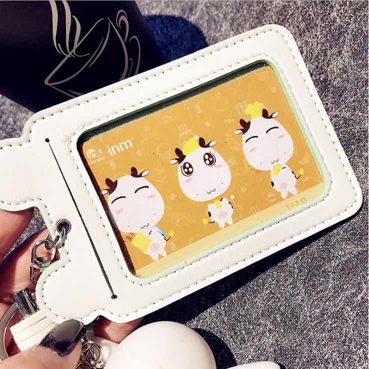 Phiên Bản Hàn Quốc Đa Dạng Họa Tiết Hoạt Hình Dễ Thương PVC Cao Su Mềm Sinh Viên Kitty EasyCard Giá Đỡ Thẻ Xe Buýt Làm Việc ID IC Đựng Thẻ Chìa Khóa Giá Đỡ Thẻ Thẻ