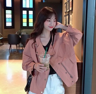 Áo khoác kaki style korea ( hình thật cuối cùng)