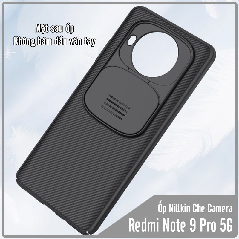 Ốp lưng cho Xiaomi Redmi Note 9 Pro 5G - Mi 10T Lite Nillkin CamShield che camera