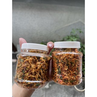 Đồ Ăn vặt Muối tôm Hành Phi 200gr (không kèm bánh)