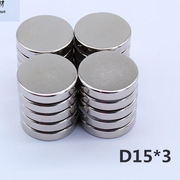 Nam Châm 15x3 Tròn cho túi xách balo