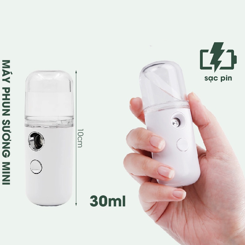 Máy Phun Sương Tạo ẩm Mini Cầm Tay Dung Tích 30ml