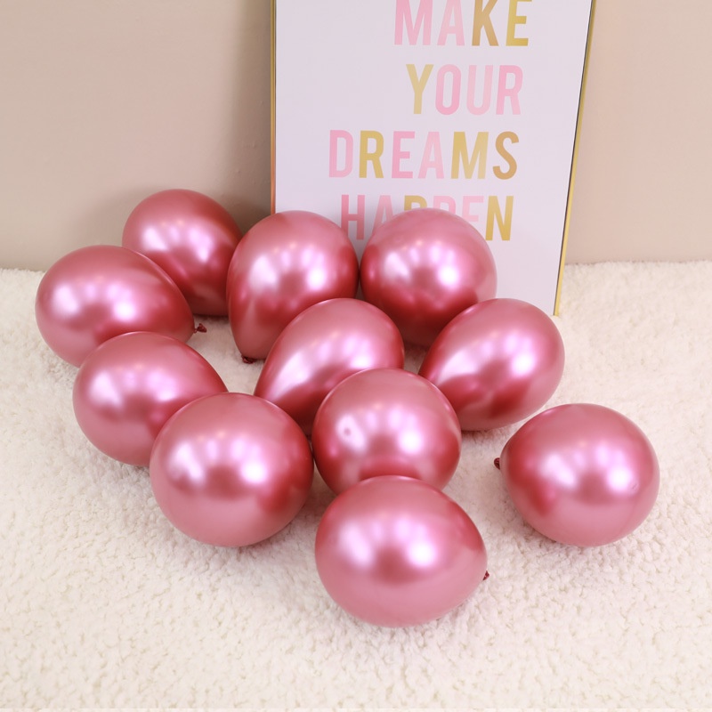 [TẶNG BƠM + BĂNG DÍNH] Set Bóng Trang Trí Sinh Nhật Tông Hồng Đáng Yêu Dễ Thương Cho Bé Gái - K188