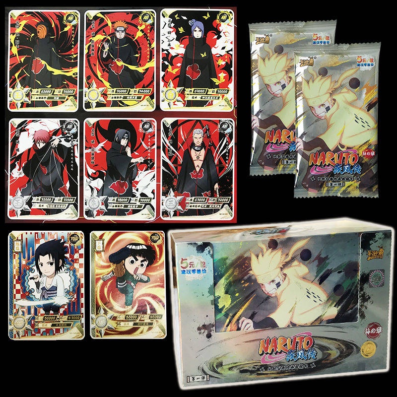 Bộ Sưu Tập Thẻ Bài Trong Suốt Naruto Độc Đáo