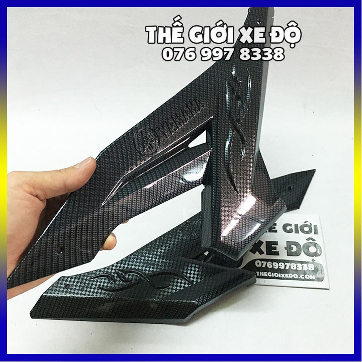 Ốp hông ex 150 cacbon