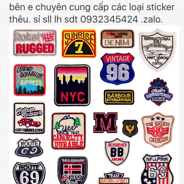 su logo thêu