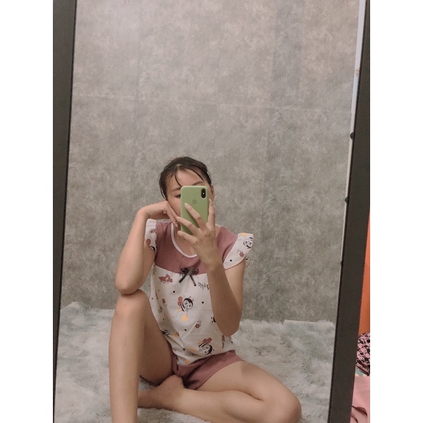 Đồ bộ mặc nhà tay ngắn - Đồ ngủ thoải mái | BigBuy360 - bigbuy360.vn