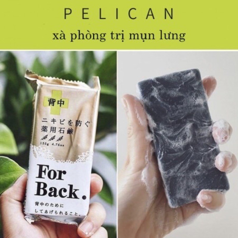 Xà phòng cải thiện mụn lưng For Back Pelican 135g