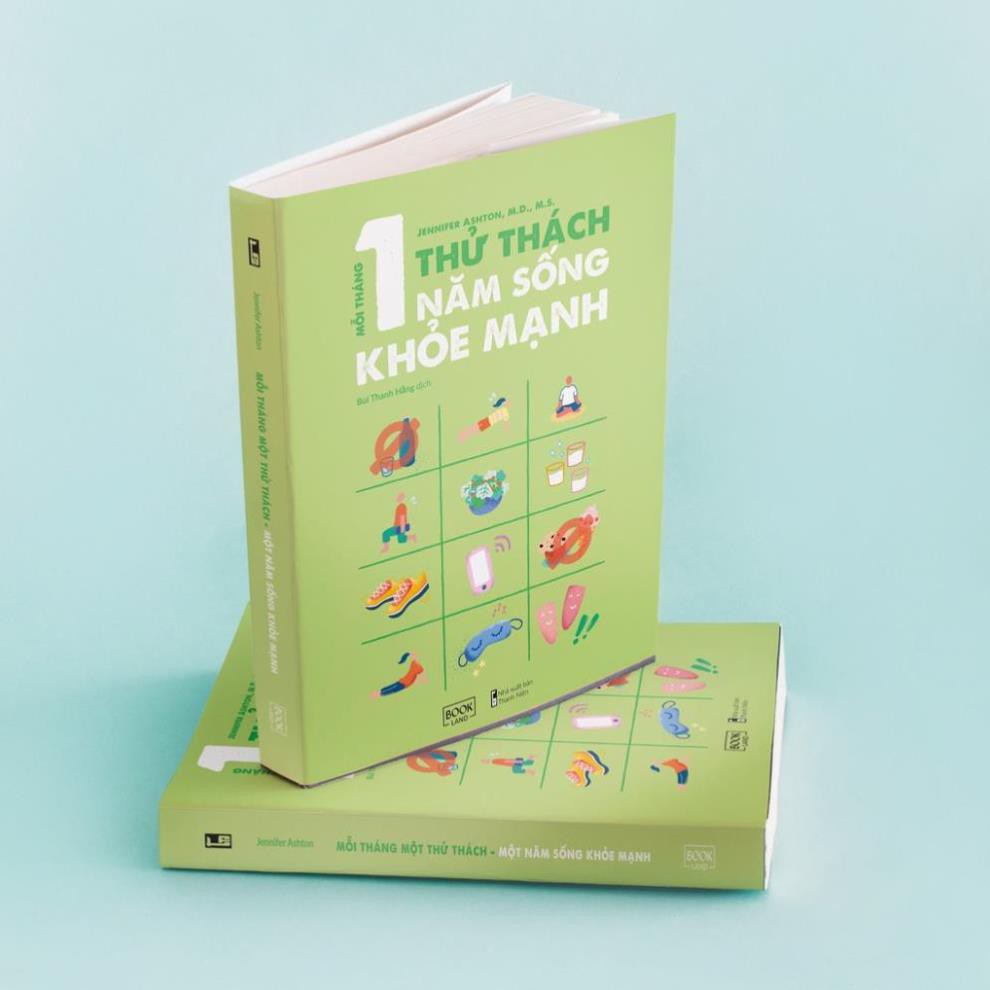 [Giao Nhanh] Sách - Mỗi Tháng 1 Thử Thách, 1 Năm Sống Khỏe Mạnh [AZVietNam]