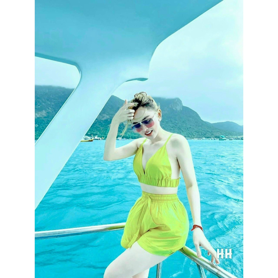 Set Bộ 3 Món Chất Đũi Cao Cấp Thời Trang Nữ