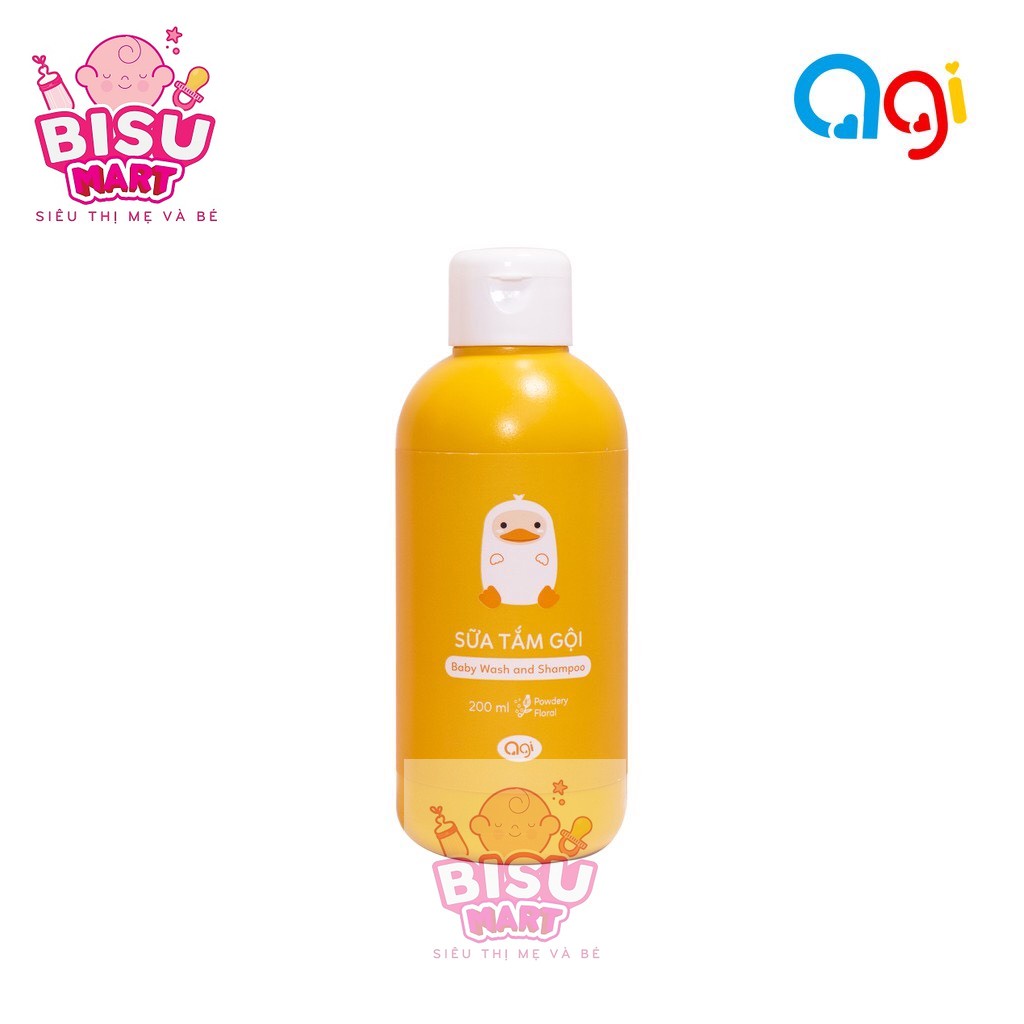 Sữa tắm gội AGI 2 in 1 cho bé 200ml