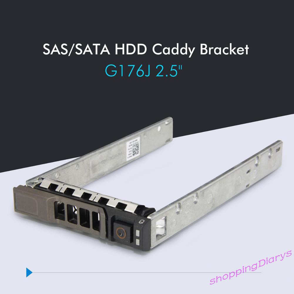 ✤Sh✤ 2.5 inch SAS/SATA HDD Tray Hard Disk Bracket for Dell R805 R900 R710 Server