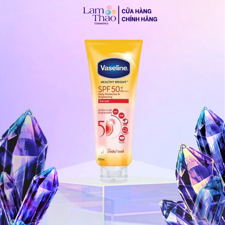 Sữa Dưỡng Thể Trắng Da Toàn Thân Chống Nắng Vaseline Healthy Bright Sun +