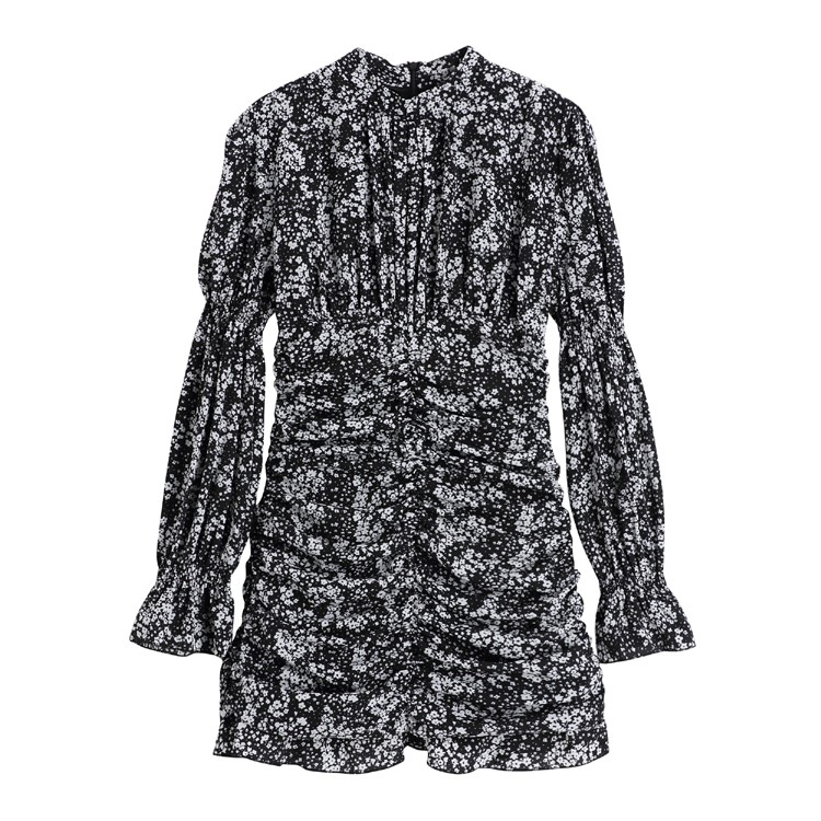 Đầm Dài Tay In Hoa Xinh Xắn Thời Trang Cho Nữ 40142