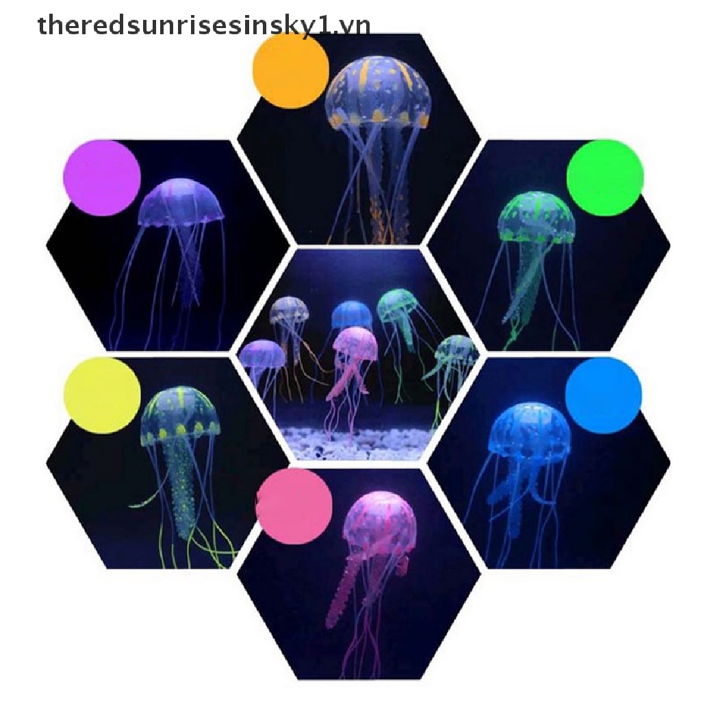 Sứa biển giả phát sáng trang trí bể cá