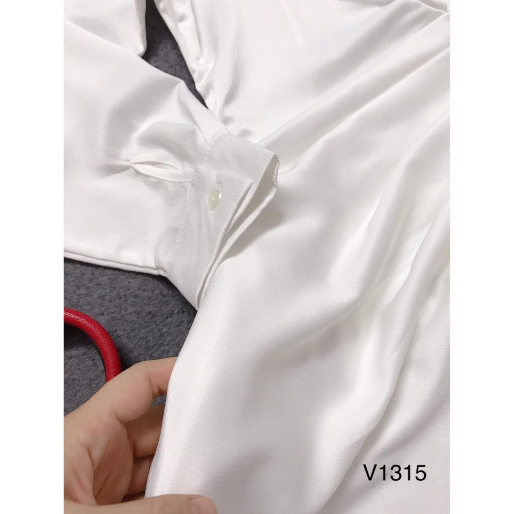 Váy sơ mi trắng nhún eo V1315 - ĐẸP SHOP DVC ( Ảnh mẫu và ảnh trải sàn do shop tự chụp )