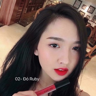 Son PEONY số 2 đỏ ruby