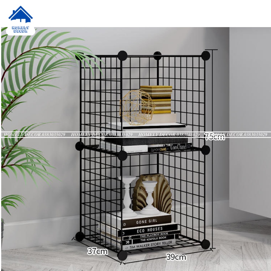 TẶNG CHỐT TỦ LƯỚI SẮT THÉP 2 Ô ĐỂ ĐỒ TIỆN DỤNG, ĐA NĂNG