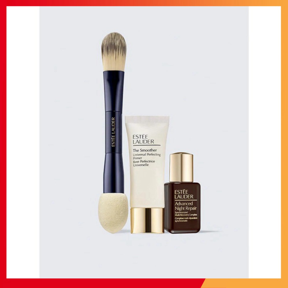 [CÓ BILL US] ESTEE LAUDER  Cọ tán nền 2 đầu Professional Dual-Ended Foundation Brush