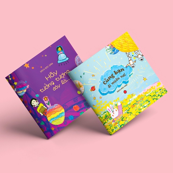 Sách dán hình cho bé siêu dễ thương