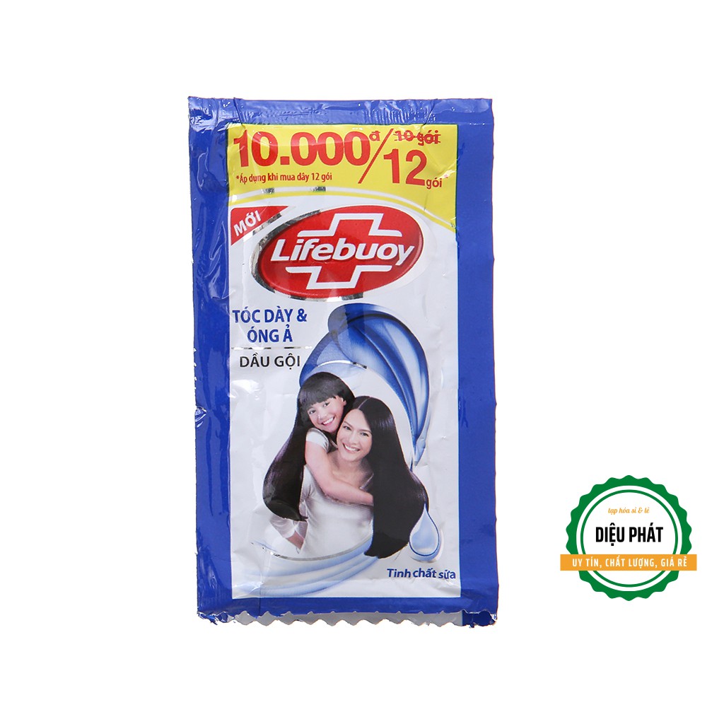 ⚡️ Dầu Gội Lifebuoy Tóc Dày Óng Ả 6g x 12 Gói