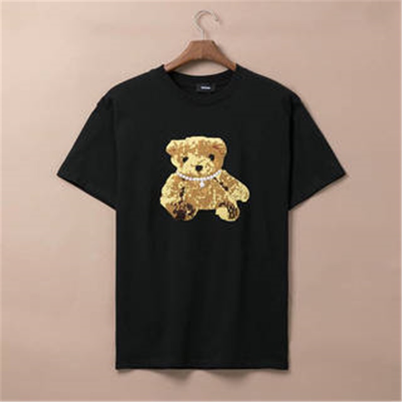 Áo Thun Cotton Tay Ngắn In Hình Tiền Đô La Đính Kim Sa Cổ Điển Thời Trang Cho Nam Và Nữ S-Xxl We11Don