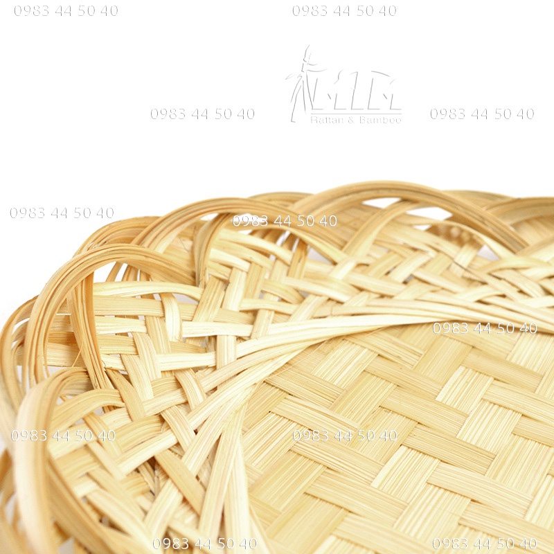 Đĩa tre cánh sen - trang trí đồ ăn, trang trí sản phẩm.