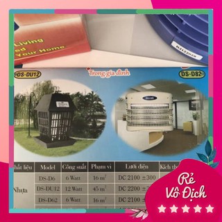 Đèn bắt muỗi, đèn diệt côn trùng Đại Sinh D6 metom