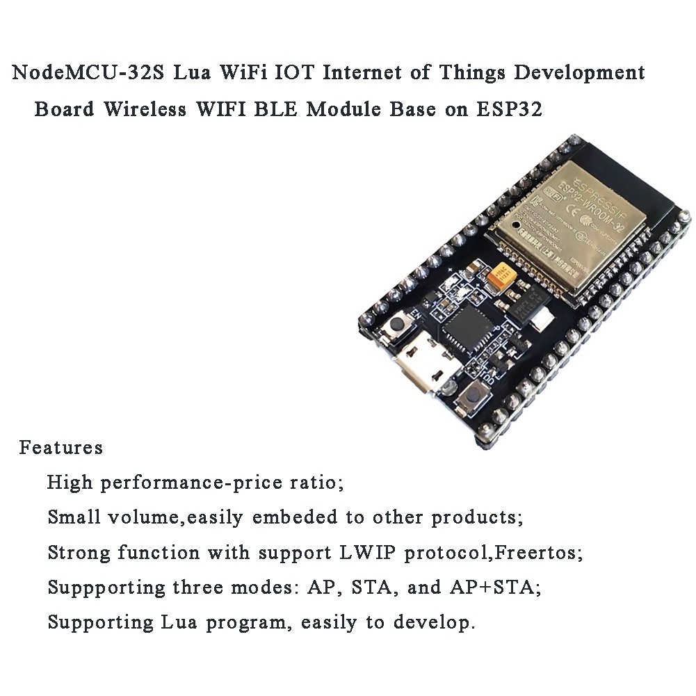 Mô Đun Phát Triển Nodemcu-32S Lua Wifi Iot Esp32 Unio