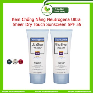[ CHÍNH HÃNG ] Kem Chống Nắng Neutrogena Ultra Sheer Dry Touch Sunscreen SPF 55 - 88ml