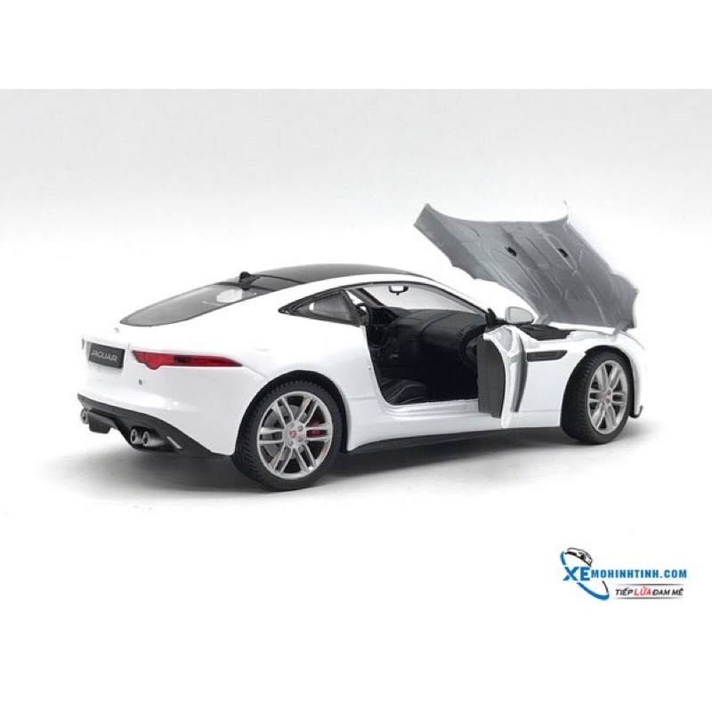 Xe Mô Hình Jaguar F-Type 1:24 Welly (Trắng)