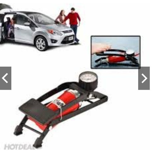 BƠM ĐẠP CHÂN MINI CHO XE ĐẠP - XE MÁY - Ô TÔ