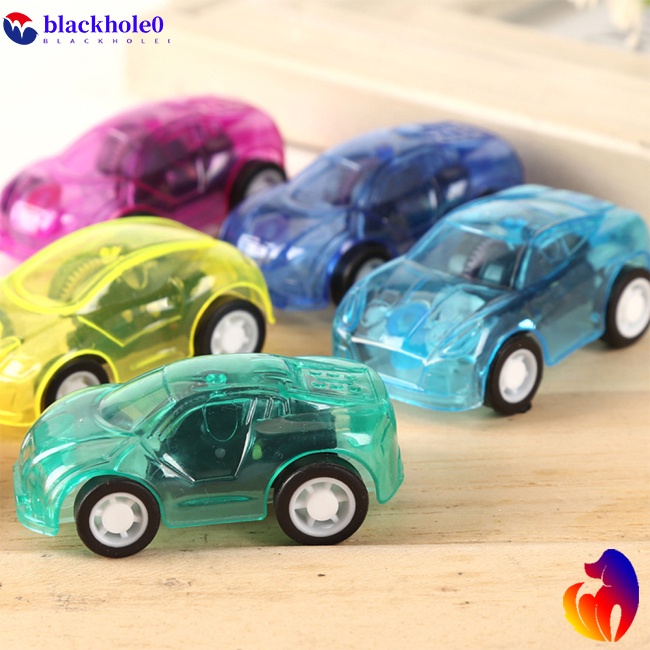 Đồ Chơi Xe Hơi Mini Kéo Sau Màu Kẹo Trong Suốt Vintage Dành Cho Trẻ Em