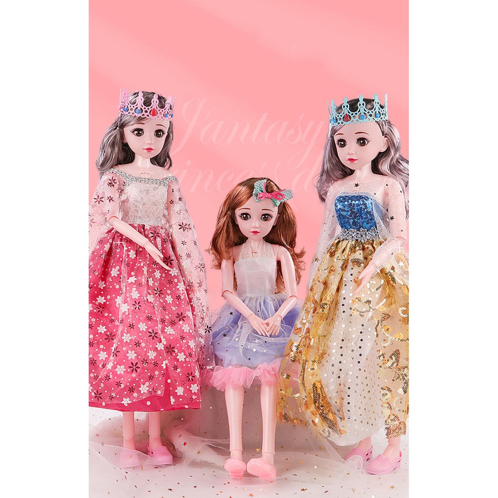 Búp bê barbie size lớn 60cm có điều khiển remote nhạc, mắt nhắm mở 4D cực đẹp