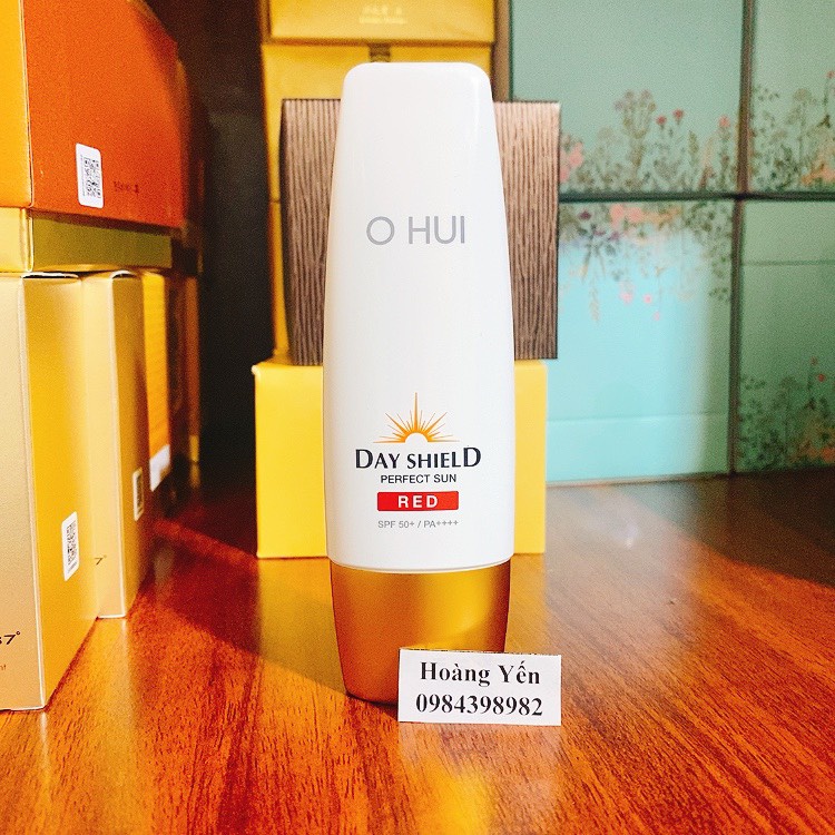 [DATE 2024]Kem Chống Nắng OHUI Day Shield Perfect Sun Red/ Black SPF50+/PA++++ (TUYP 50ML, TÁCH SET)