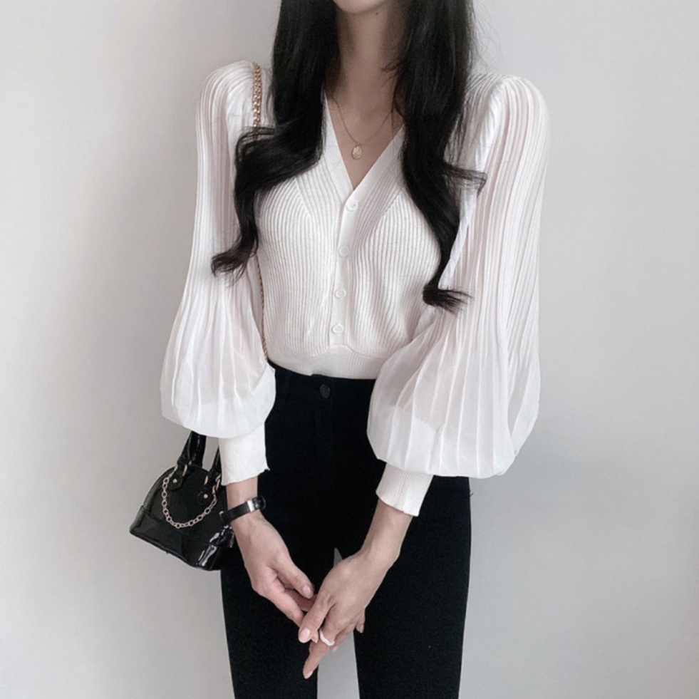 Áo sơ mi tay dài màu sắc đơn giản dễ phối đồ thời trang cho nữ